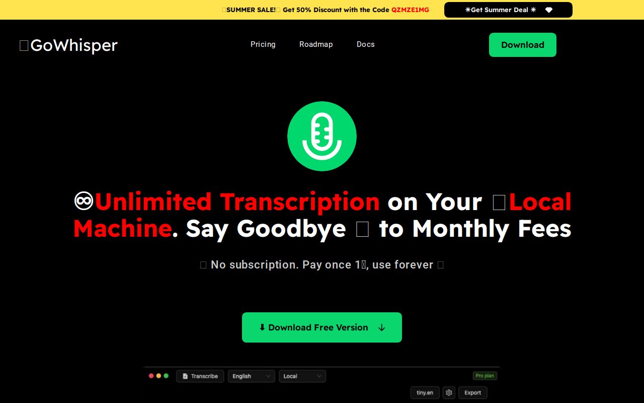 GoWhisper: The Privacy-First, Cross-Platform Desktop App for Local Audio Transcription